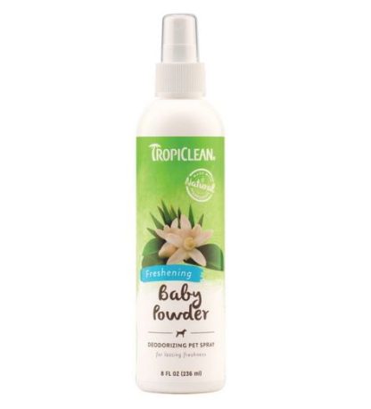 Désodorisant poudre de bébé pour chiens, 8 oz, TropiClean