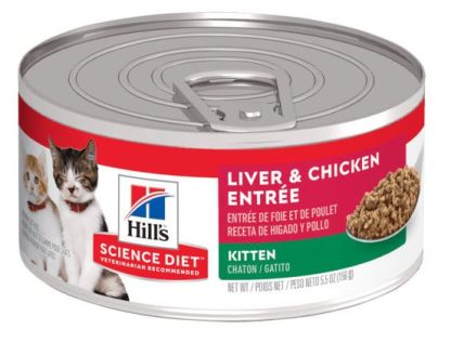 Conserve pour chaton, entrée de foie et de poulet, Science Diet Hill's