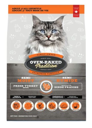 Oven-Baked Tradition, nourriture pour chat dinde semi-humide