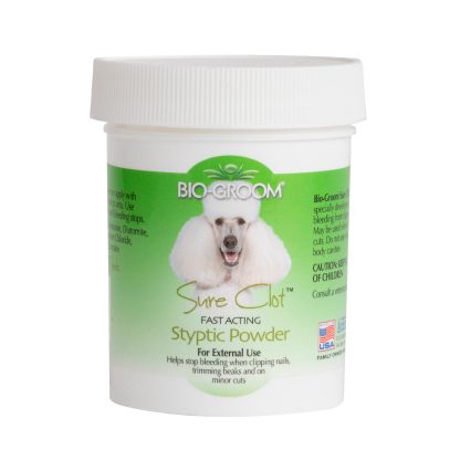 Bio-Groom poudre styptique, arrêter saignement